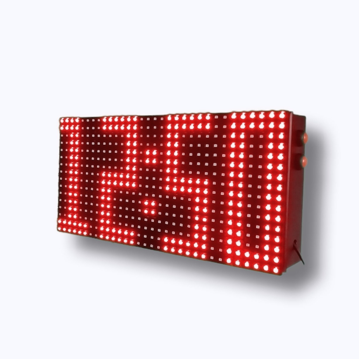 Dijital LED Saat Derece 32x16cm Kırmızı