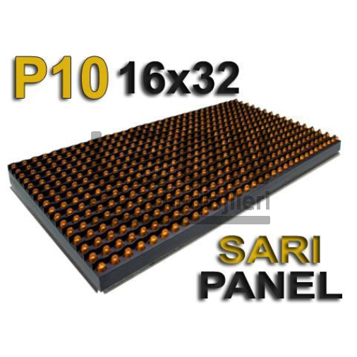 P10 LED Panel - Sarı - DIP