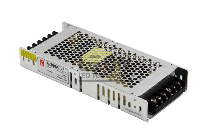 5V40A Slim Metal Kasa Adaptör