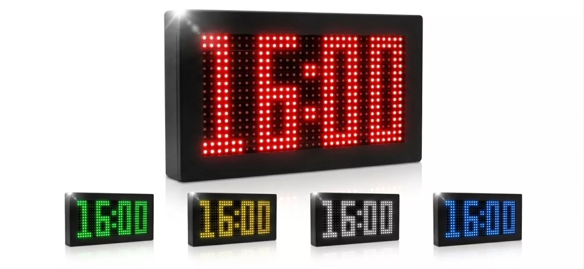 Dijital LED Saat 32x16cm Butonlu