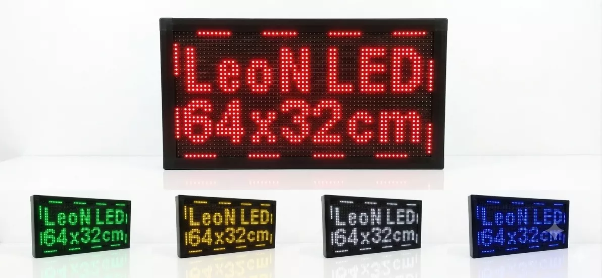 LED Tabela 64x32cmKayan Yazı Tek Taraflı