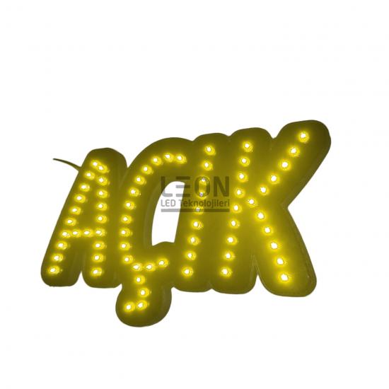LED’li AÇIK Tabelası LED Açık yazısı Sarı